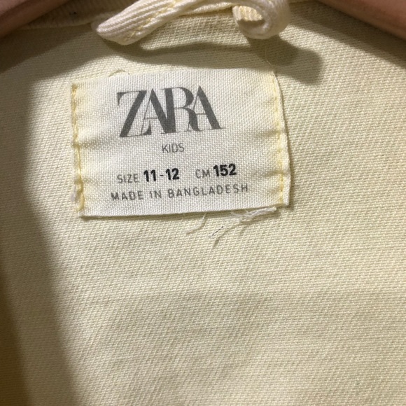 Zara Yellow Jean Jacket - Picture 4 of 4